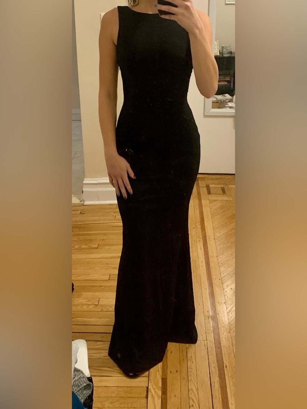 Lulu's Black Sleeveless Maxi Dress